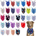 30 Pack Paw Print Bandanas Bulk by Bestwishforyou