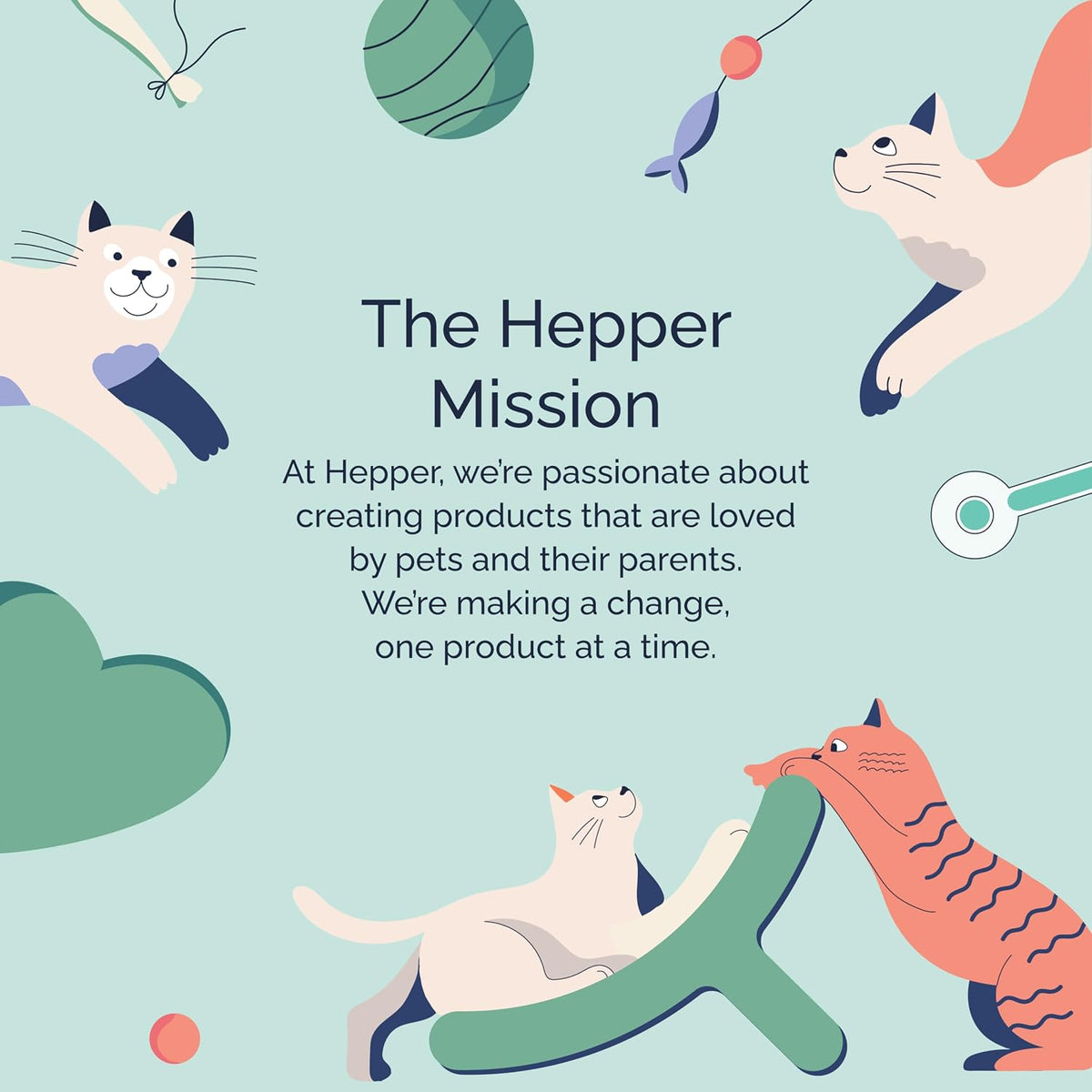 Hepper Hi-Lo Cardboard Replacement Cat Scratching Pads - 3-Pack