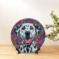 TOMASLINK Dalmatian Memorial Wall Decor Plate, Dog Memorial Gift, Pet Remembrance Wall Art Plate for Dog Mom and Pet Lovers