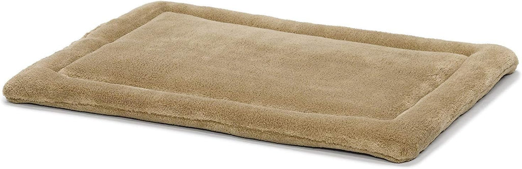 MidWest Homes for Pets Intermediate QuietTime Taupe Micro Terry Pet Bed, Ultra-Soft & Cushioned Crate Pad for 36-inch Crates, Machine Washable