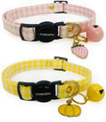 2 Pack Cotton Breakaway cat Collars by Cognatio