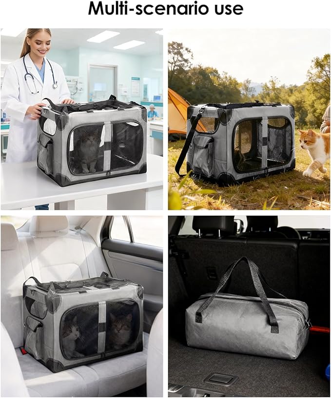Extra Large Cat Carrier for 2 Cats, XL - Image 4