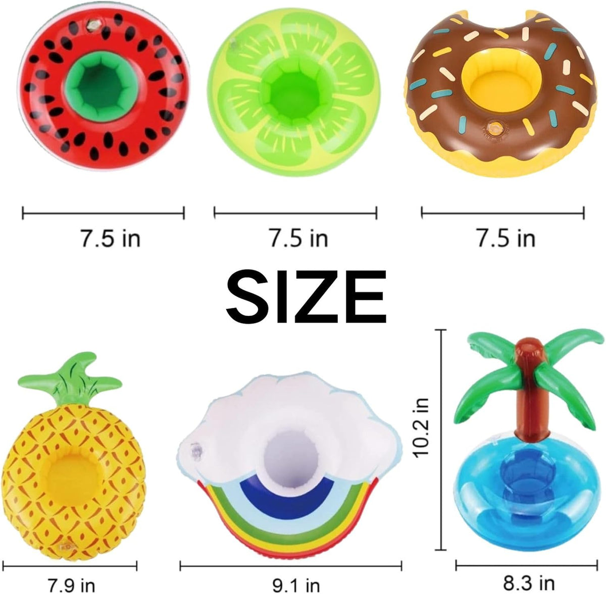 6Pcs Lizard Bath Float Bathtub Toys - Small Animal Toy Inflatable Float for Hedgehog Lizard Ferret Tortoise Small Pets Accessories Photo Shoot Toy Pet Supplies