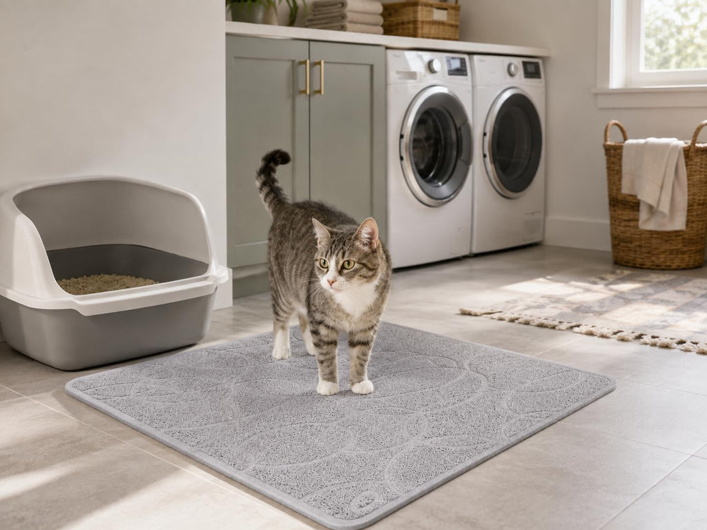 Ubbi Cat Litter Mat, Gray