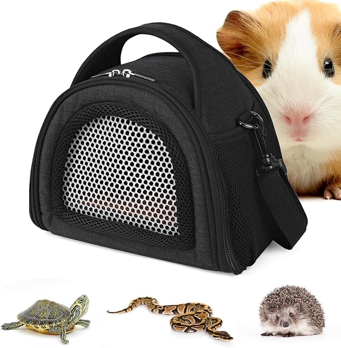 YUDODO Hamster Carrier Guinea Pig Carrier Bag Small Animal Sugar Glider Pouch by YUDODO
