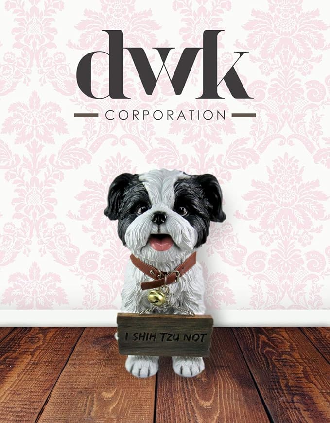 DWK Front Porch Dog Outdoor Welcome Sign Decorative Statue | Cute Dog Welcome - Image 6