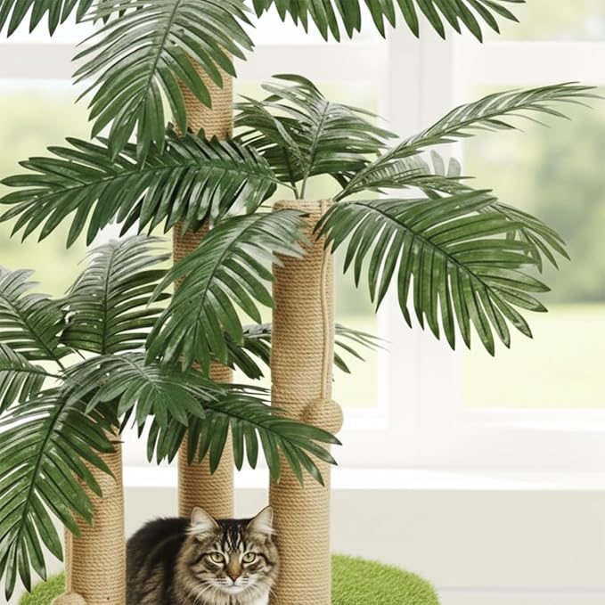 31.5Inch Cat Scratching Post, Cat Scratcher Tree - Image 7