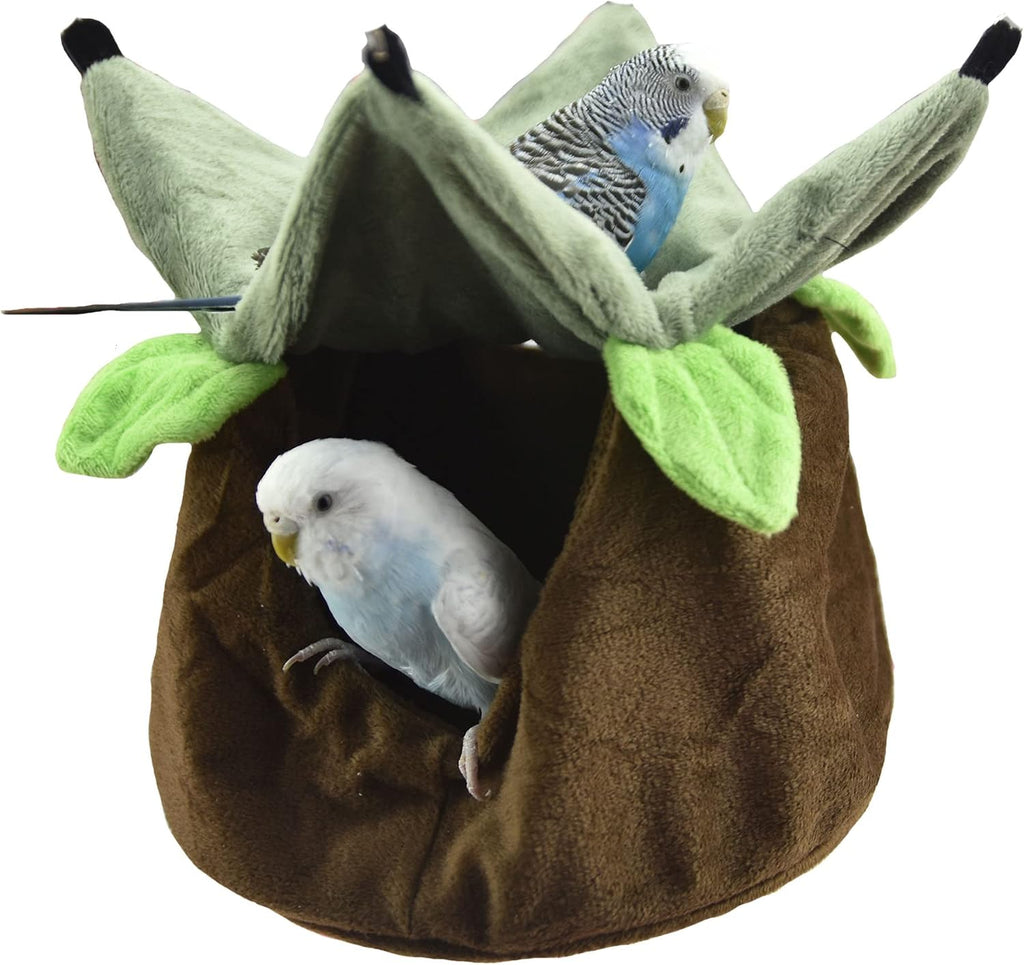 FLAdorepet 2 Layers Bird Hammock Nest Hanging Bed for Parrot Sugar Glider