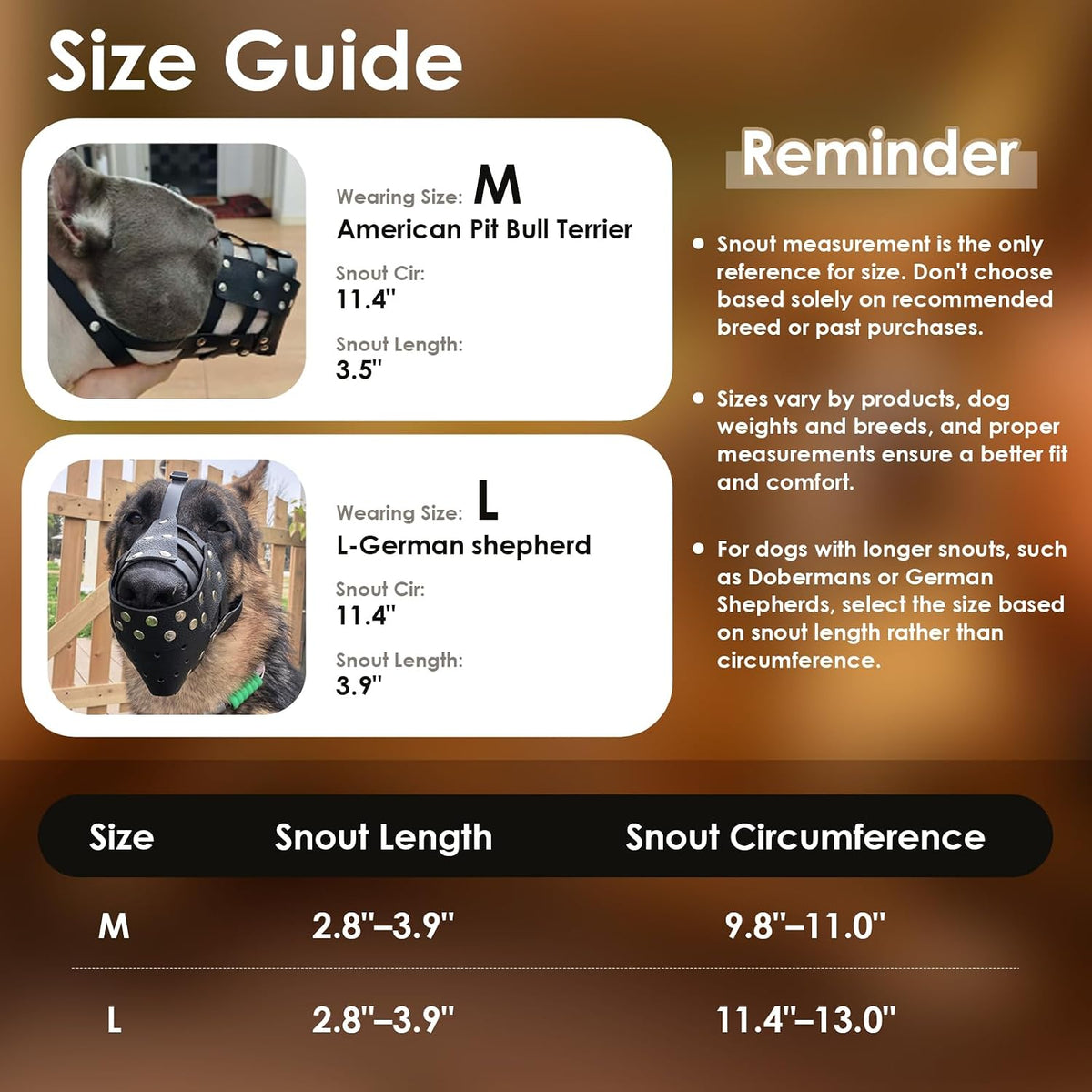 QBLEEV Pitbull Muzzle for Large Dogs, Adjustable Dog Basket Muzzle to Prevent Biting Scavenging, Lightweight & Sturdy Muzzles for Amstaff Staffordshire Terrier German Shepherd in Grooming Training