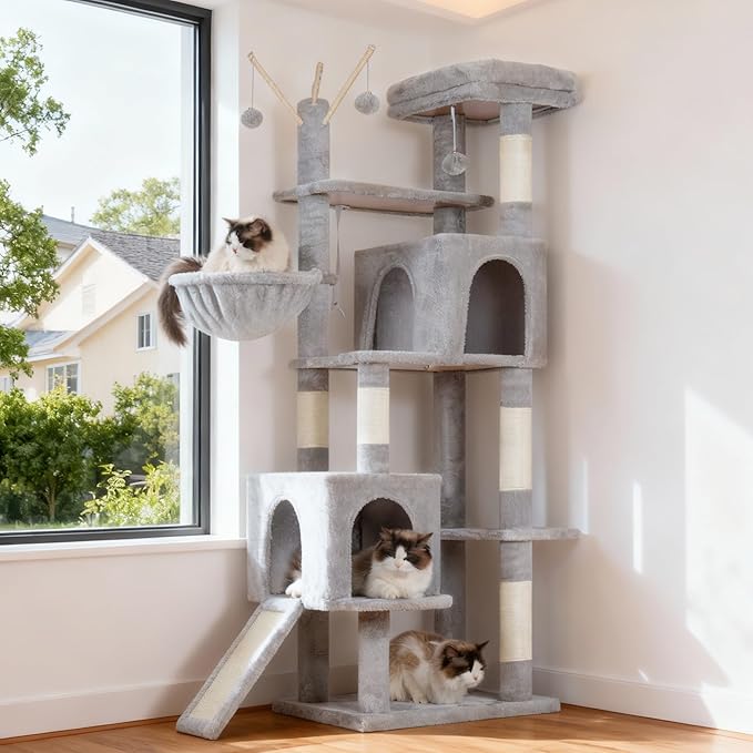 Hey-brother Cat Tree Tower, Sturdy Scratching Posts - Image 7