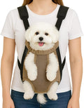 Dog Backpack Carrier, Thick Straps & Cushion, Pet Sling Front Backpacks by Unknown