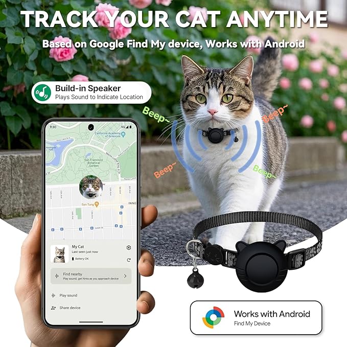 GPS Cat Collar Tracker – Bluetooth Pet Locator - Image 2