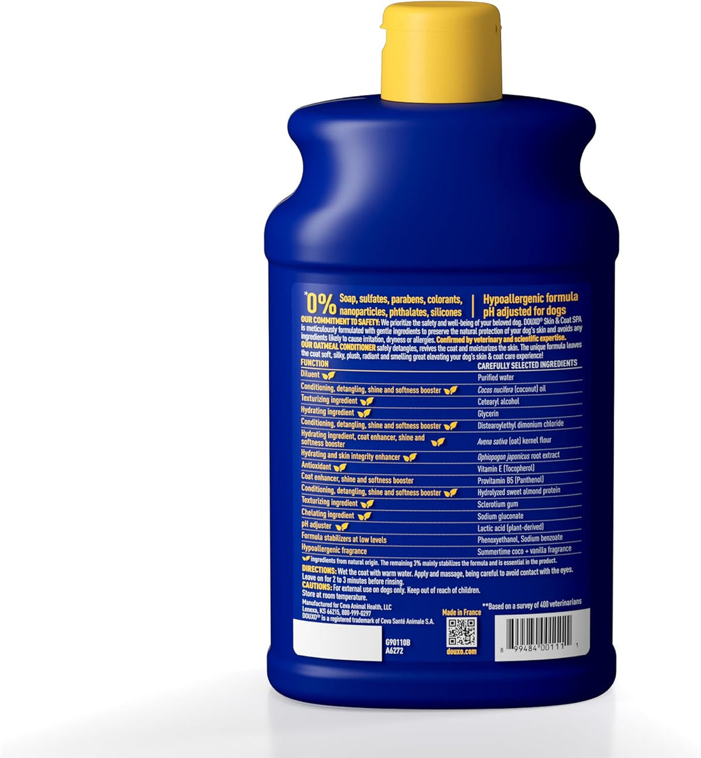 DOUXO SPA Oatmeal Dog Conditioner, 16 fl oz