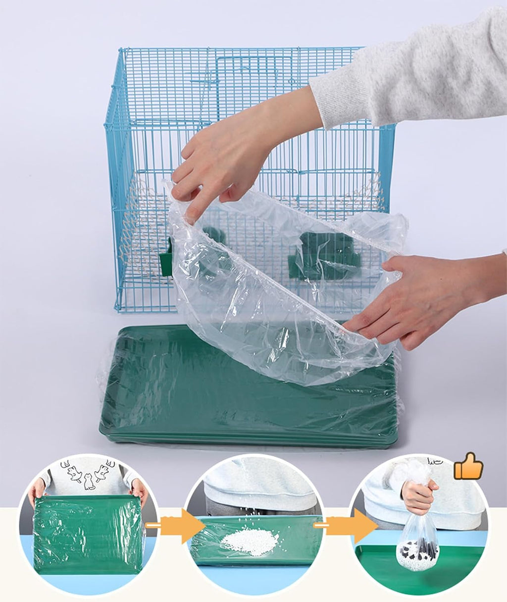 50Pcs Disposable Bird Cage Liner, Plastic Parrot Birdcage