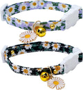2 Pack Cotton Breakaway Cat Collars by Faygarsle