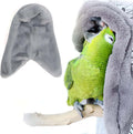 SIMENA Bird Blanket for Cage, Corner Fleece Bed for Birds, Cozy Bird Warmer, Parrot House for Cage, Cuddle Nest Hanging Toy for Lovebirds Parakeet (Grey, XL)