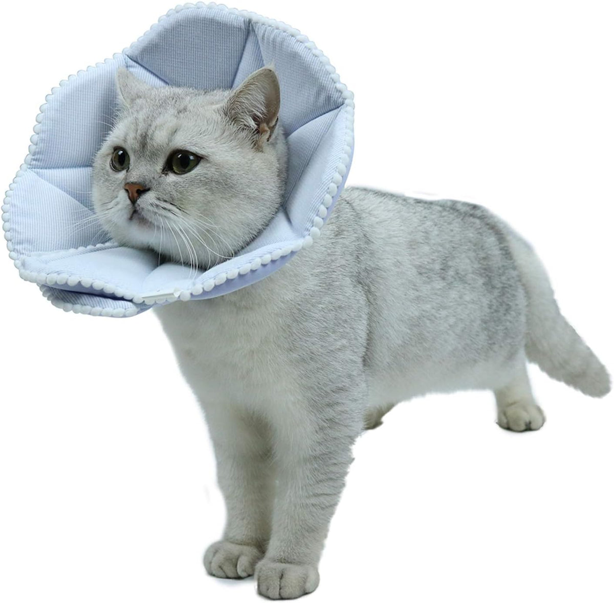Adjustable Dog Cat Cone,Soft Recovery Cat Cone Collar,Dog Protective Collar for Cats and Puppy Surgery,Pink,Small