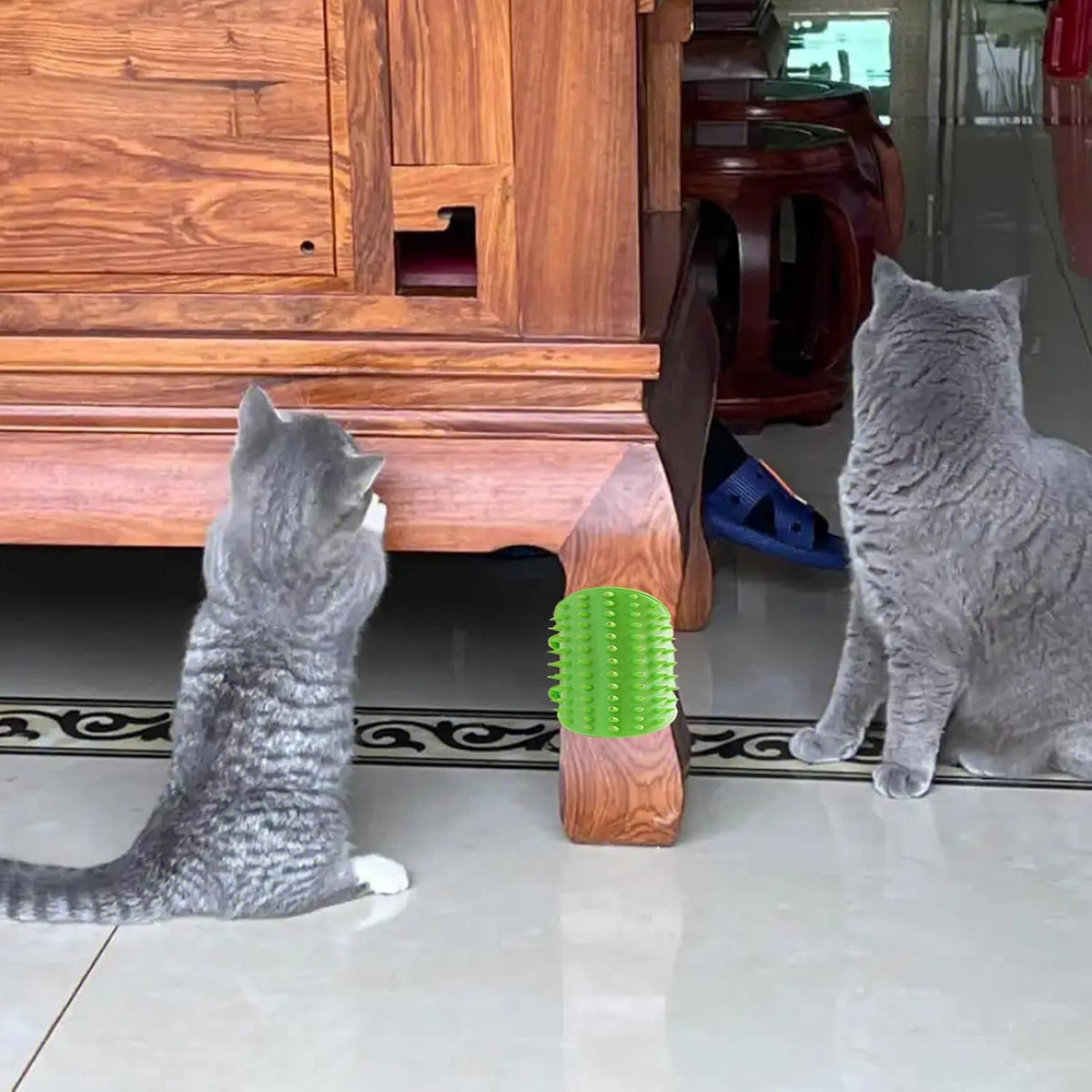Cat Self Grooming Brush Silicone Cats Combs Indoor Soft Cat Face Scratcher