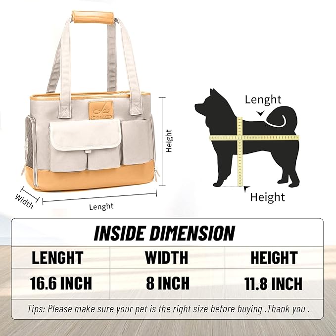 Dog Carrier, Cat Carrier, Pet Carrier, Foldable Waterproof Premium PU Leather - Image 5