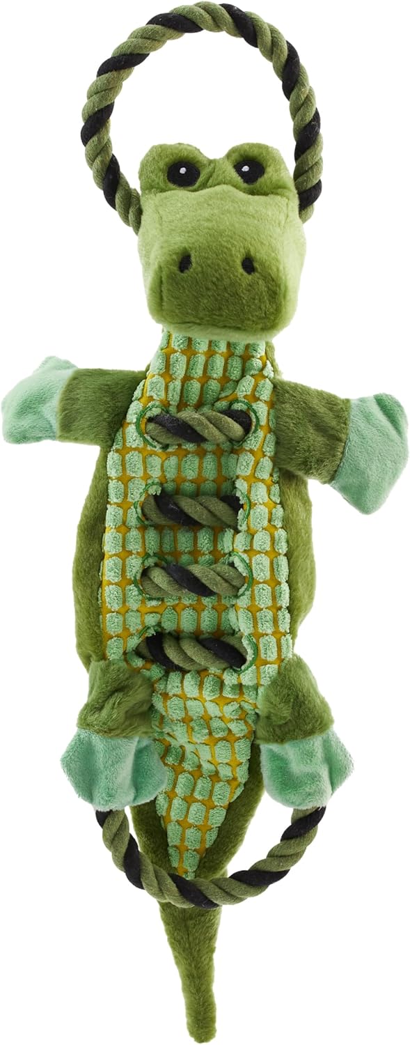 Outward Hound by Charming Pet Ranch Roperz Pig Plush Squeaky Dog Toy