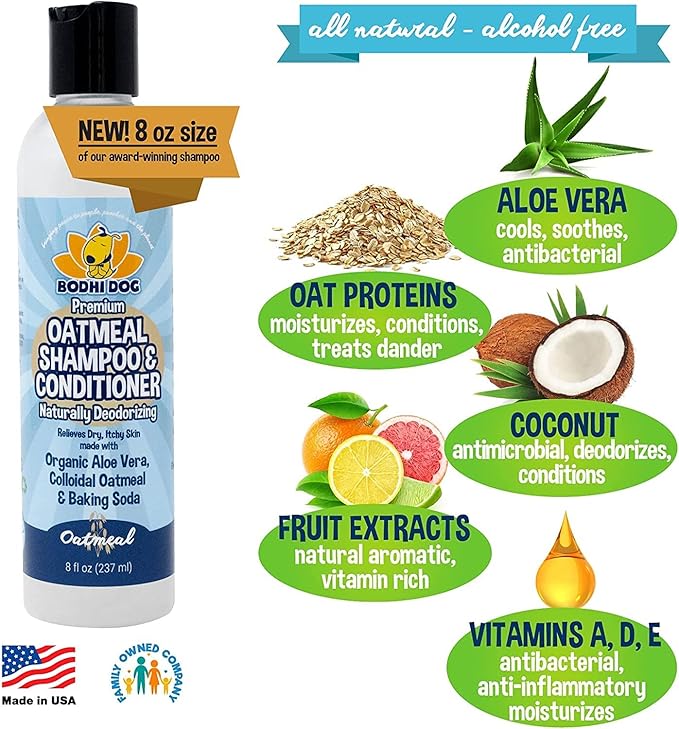 Bodhi Dog Shampoo Brush & Oatmeal Shampoo and Conditioner Bundle - Image 9
