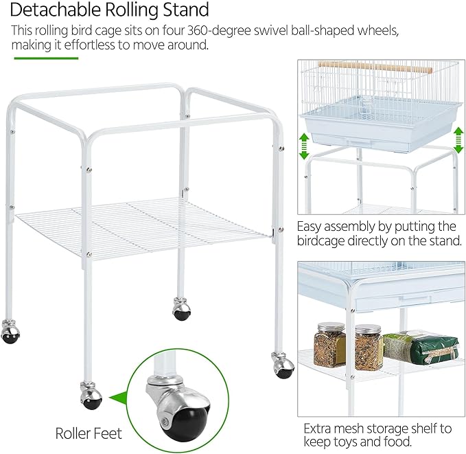 Yaheetech Play Open Top Parrot Bird Cages - Image 7