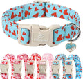 Valentines Dog Collar for Large Dogs by Babolepet