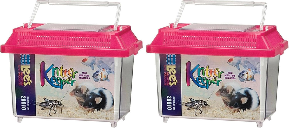 Lee's Kritter Keeper, Mini Rectangle w/Lid ( Colors May Vary )