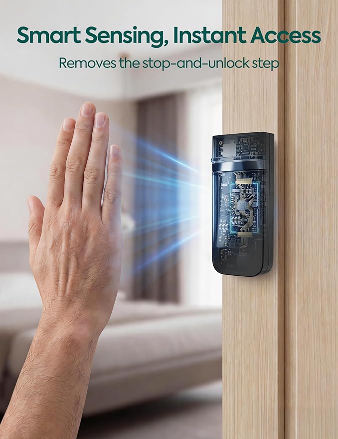 Babelio Smart Baby Gate with Auto-Unlock/Close, Pressure Mounted No Drill - Image 2