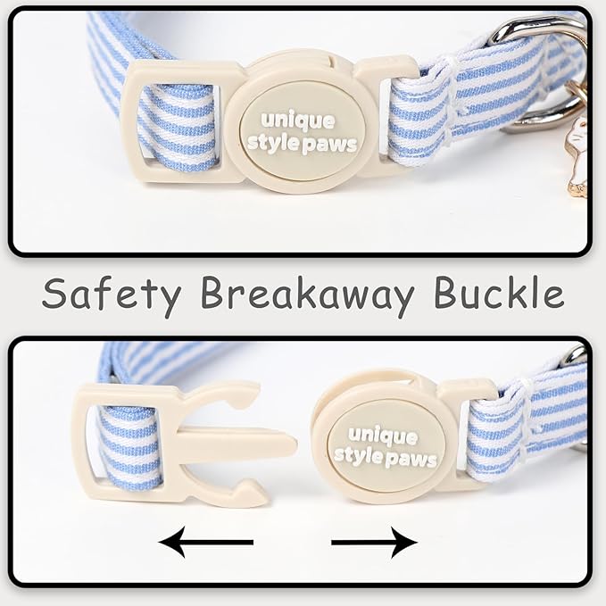 Unique style paws 2 Pack Spring Summer Kitten Collar Breakaway - Image 4