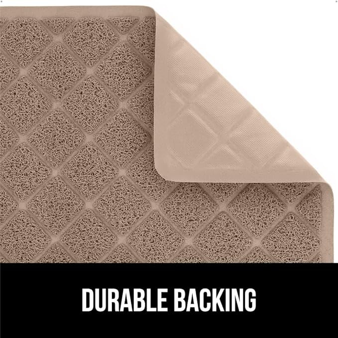 GORILLA GRIP Cat Litter Box Mat, 35x23 2 Pack, Water Resistant, US Designed - Image 4