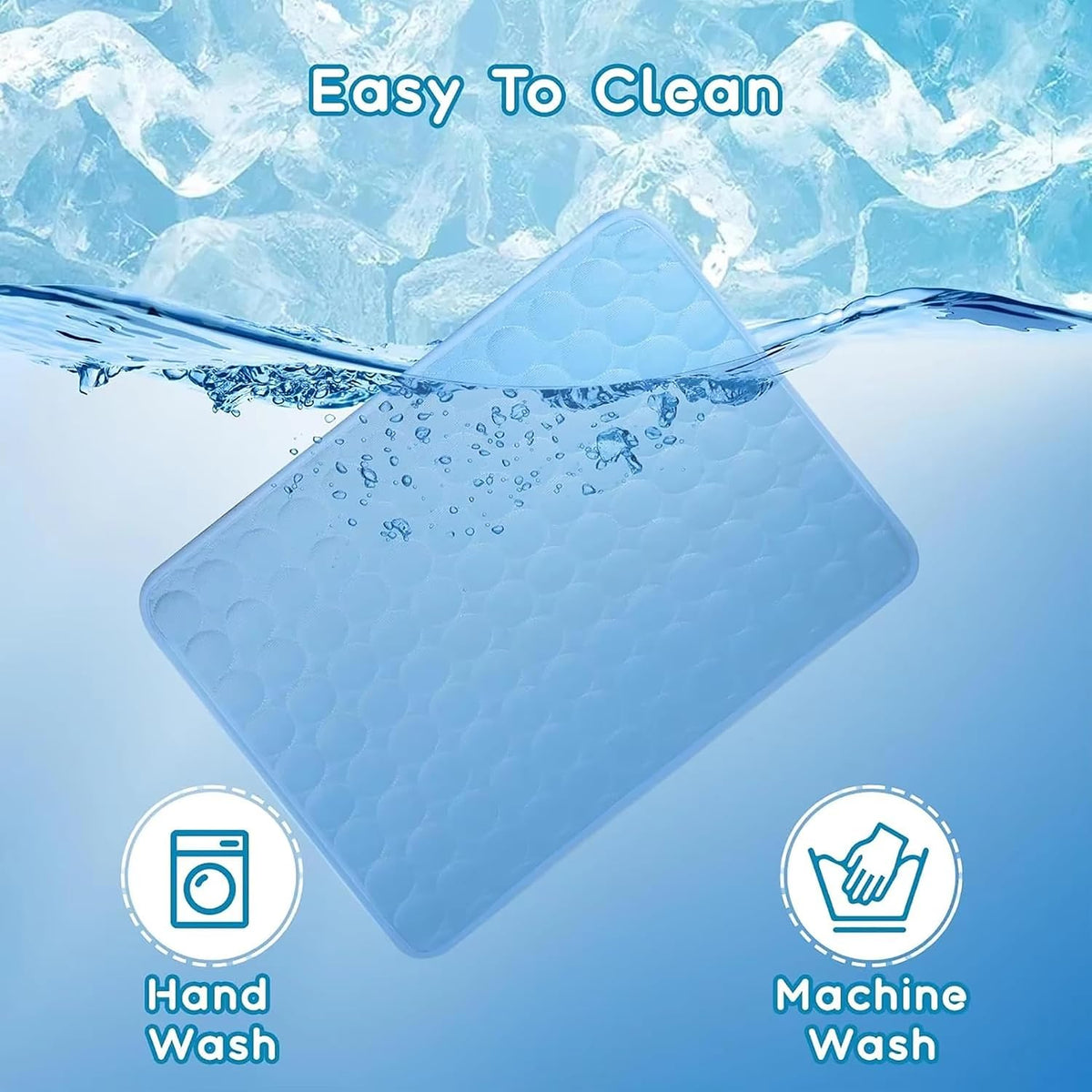 Dog Cooling Mat Foldable Self-Cooling Pad, Summer Cool Mat for Dogs Cats
