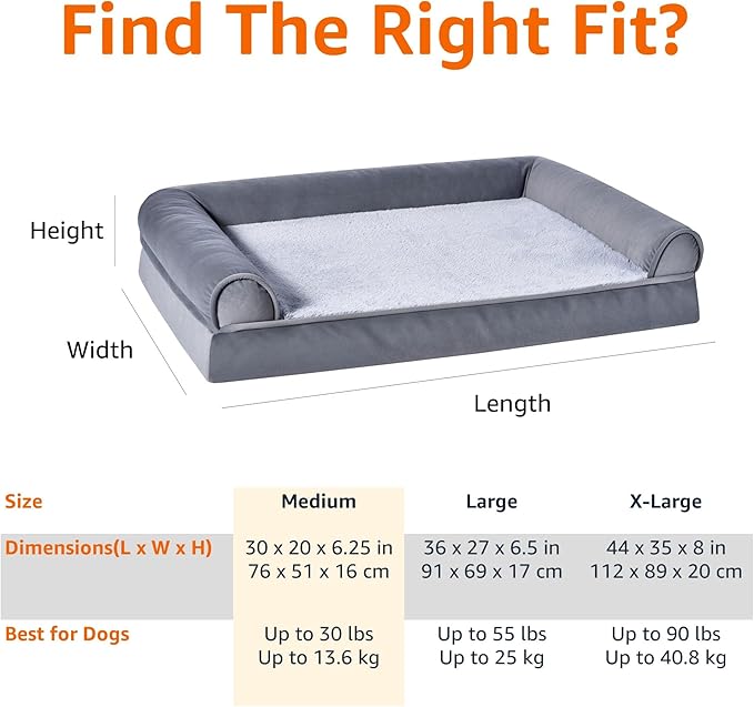 Amazon Basics Living Room Couch Dog Bed - Image 6