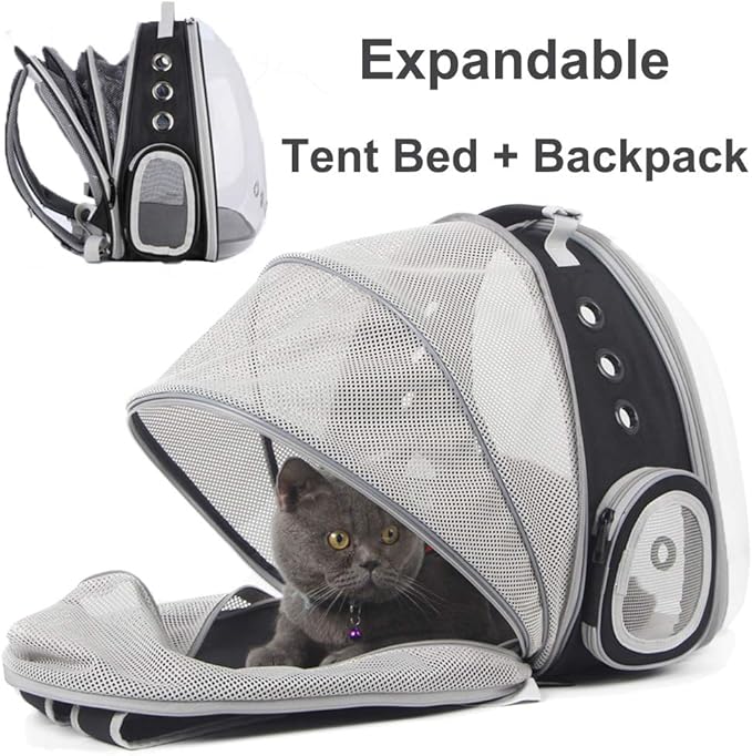 Cat Bubble Backpack with Fan, Fit up to 12 lbs, Space Capsule Astronaut Clear - Image 4