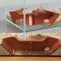 Hermit Crab Underground Hideout Cave Corner, 3 in 1 Habitat Shelter with Food Bowls, DIY Hermit Crab Climbing Toy Accessories (Brown)