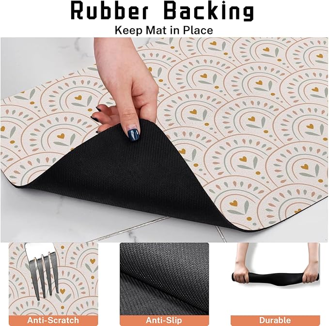 Absorbent Pet Dog Bowl Mat for Food and Water, Pet Cat Food Feeding Mat - Image 4