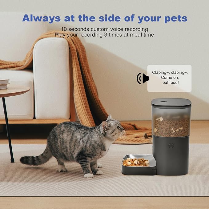 2.4G Automatic Cat Feeder, Cat Food Dispenser - Image 8
