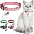 Leather Personalized Breakaway Cat Collar by DILLYBUD