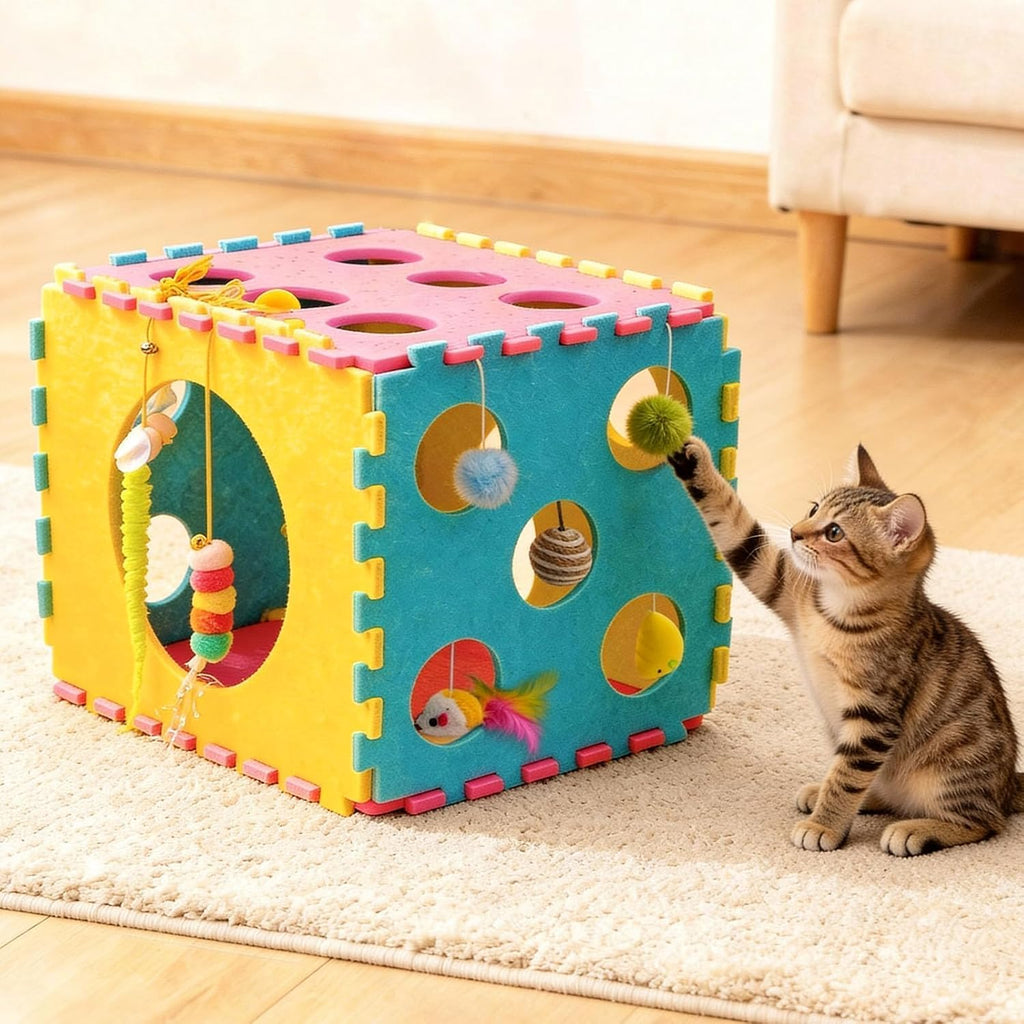 41 Pcs Interactive Cat Toys for Indoor Cats, Kitten Toys