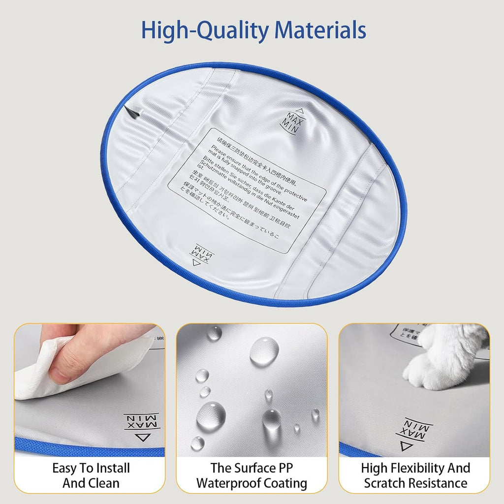 2-Pack Waterproof Pads for PARUUNTYS Self-Cleaning Cat Litter Box