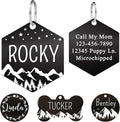 Ultra Joys Stainless Steel Pet ID Tag Dog Name Tags Personalized Front and Back by UltraJoys