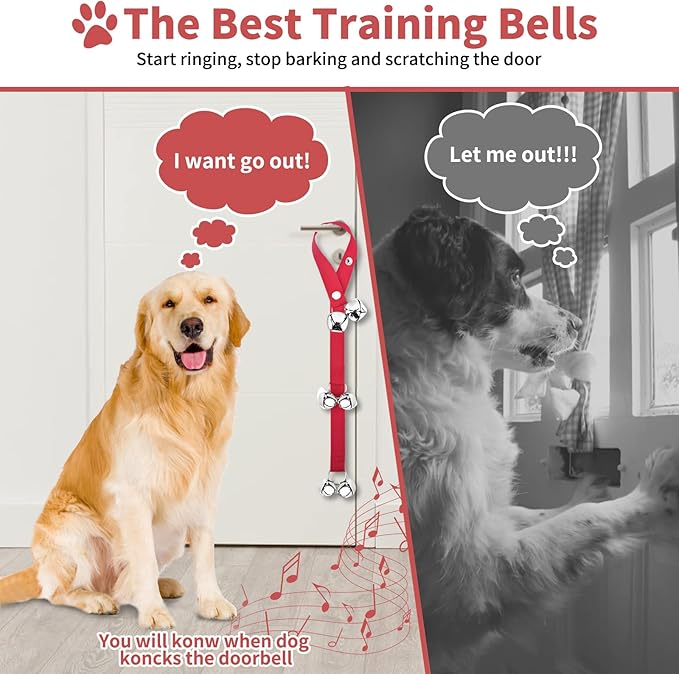 2 Pack Dog Doorbells, Pet Training Bells - Image 7