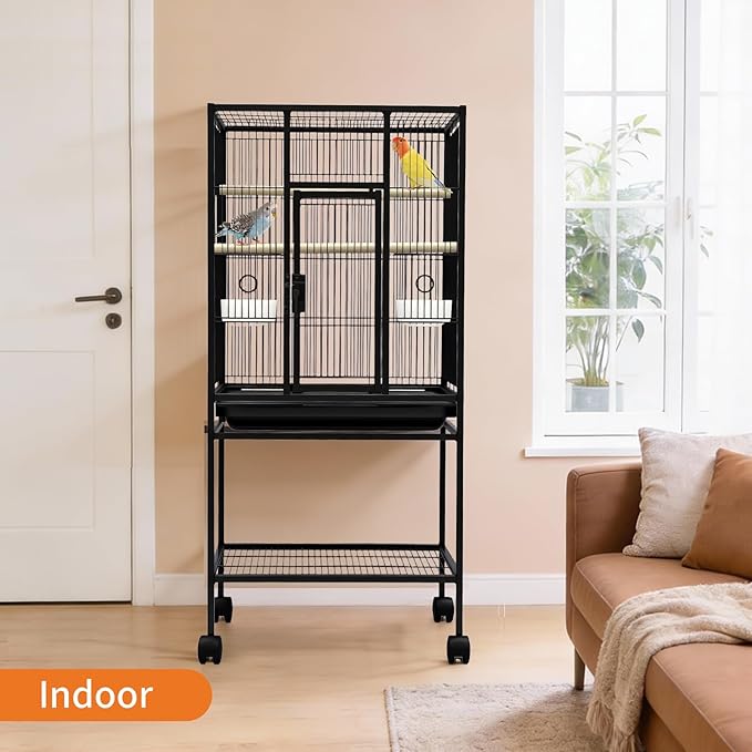 Large Bird Cage, 40.5" H Big Bird Cage - Image 6