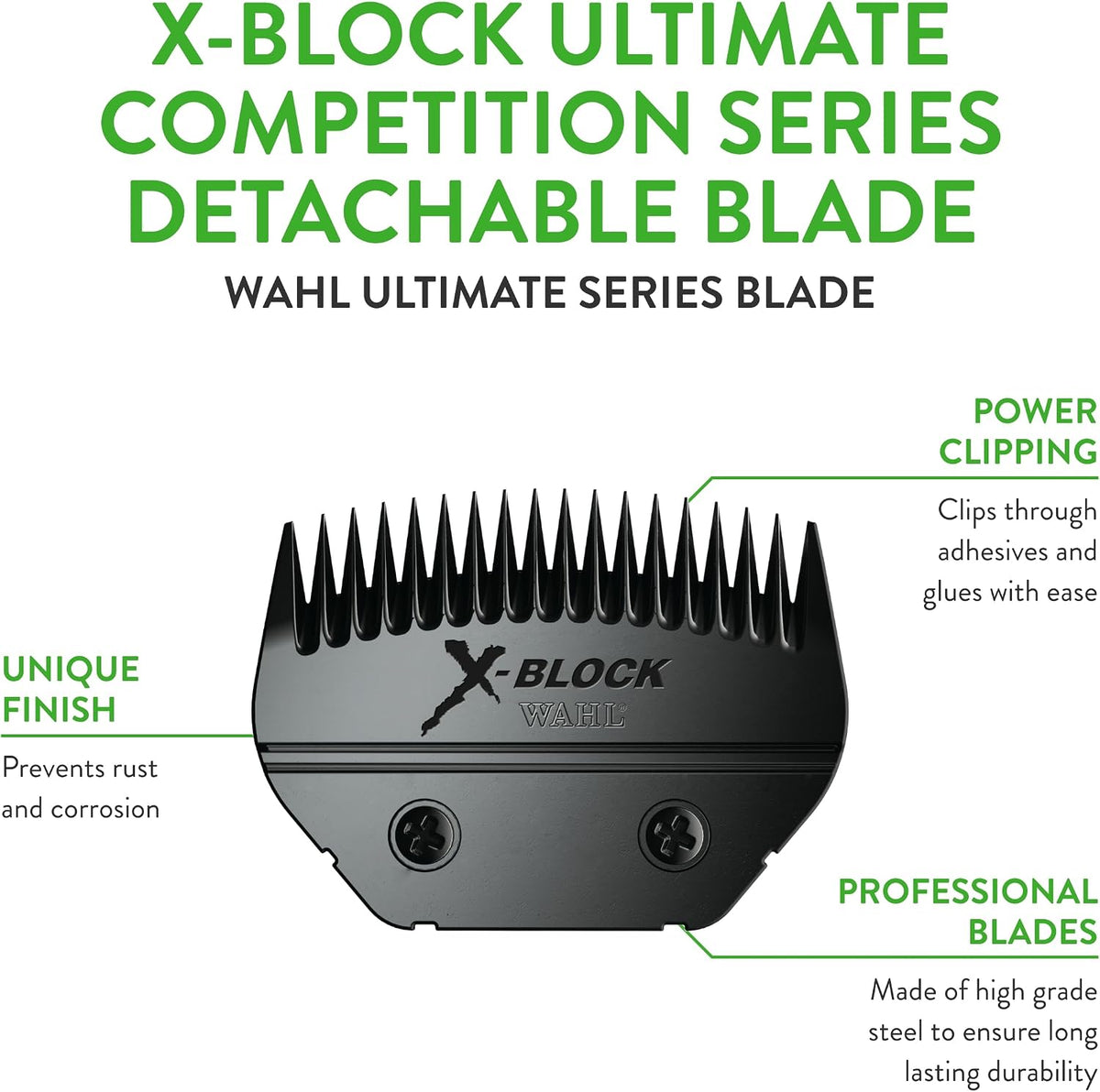 Wahl Professional Animal Ultimate Detachable Blade, 2430-500, X-Block