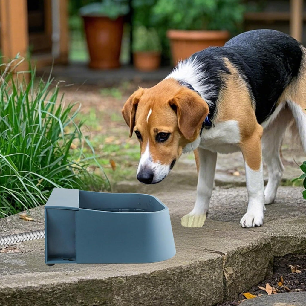 Enjoying Automatic Dog Water Dispenser with 59" Metal Water Pipe, Auto Fill Dog Water Bowl for 3/4" or 1/2" Male End Faucet, Large Automatic Waterer for Dogs Cats Chicken Pigs Livestock