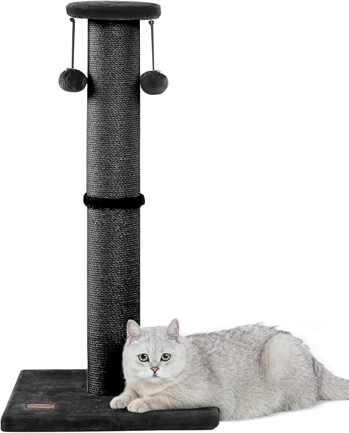 Kilodor 34Inch Tall Cat Scratching Post, 4.3Inch Diameter Large Sisal Cat - Image 7
