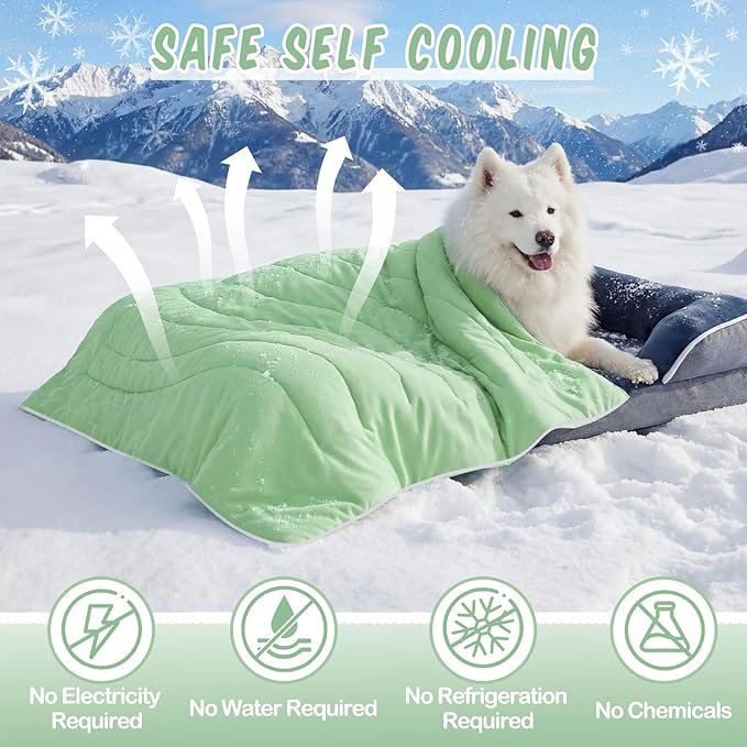 2 Pack Cooling Dog Blankets - Image 4