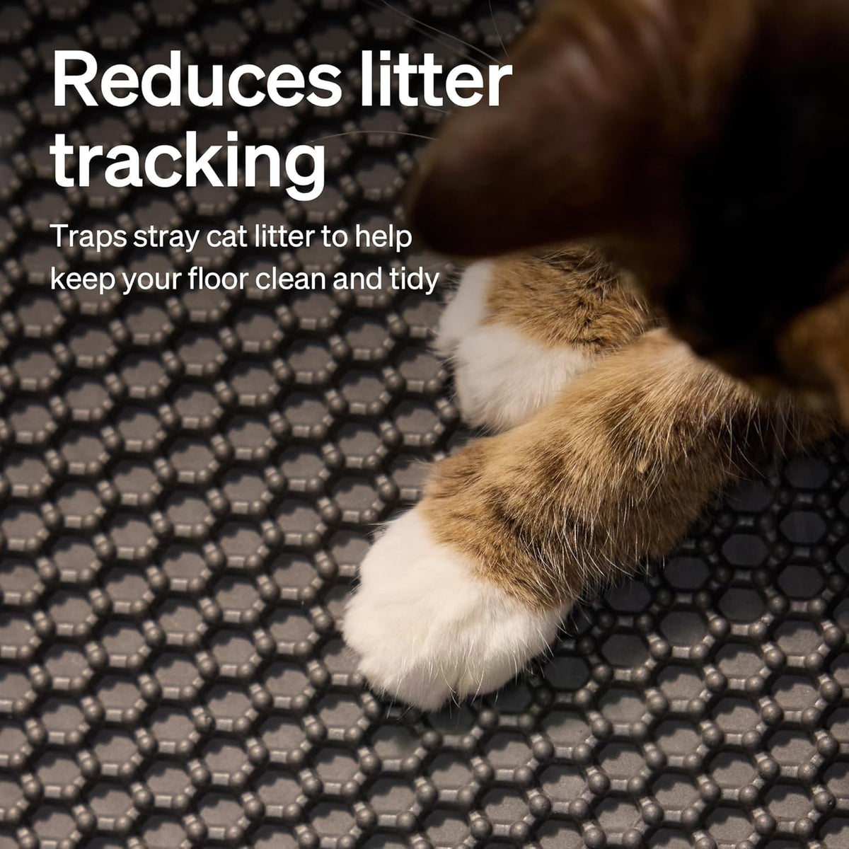 PETLIBRO Large Cat Litter Mat Compatible with Luma Self-Cleaning Cat Litter Box, Waterproof Litter Trapping Floor Mat, Non-Slip & Easy to Clean