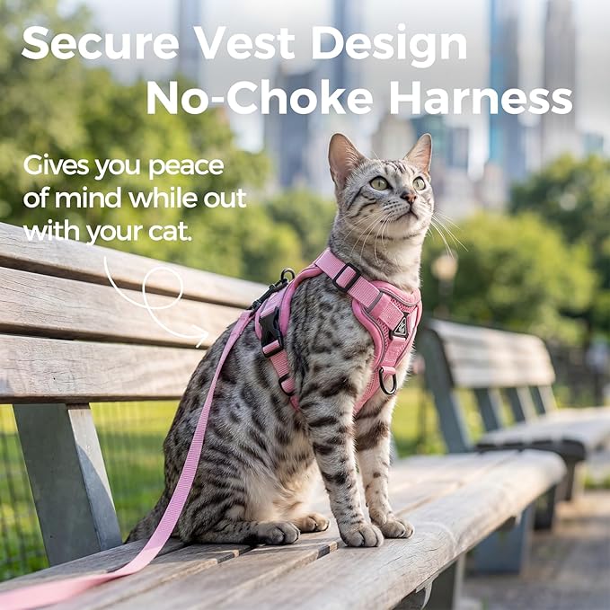 Cat Harness and Leash Set Escape Proof Tactical Extra Large Kitten Harness - Image 3