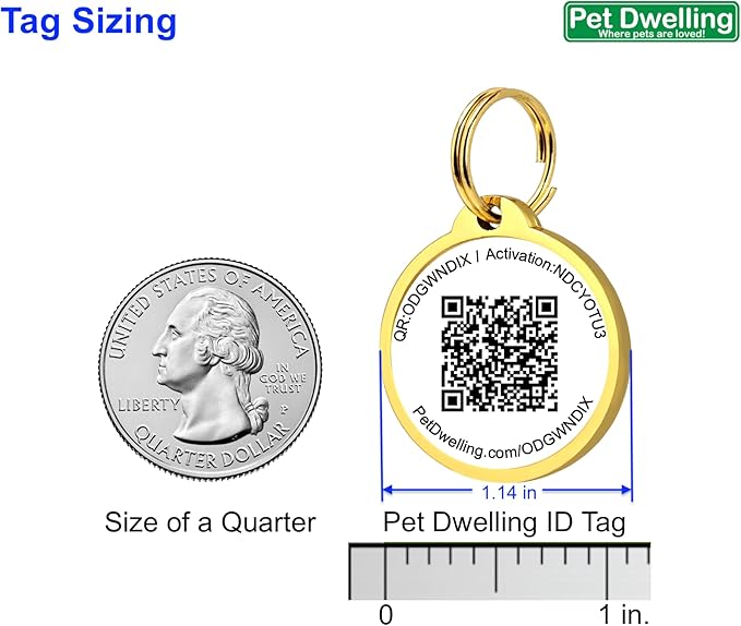 Pet Dwelling QR Pet Tag – Easy Scan Instant Location Alerts, Online Pet Profile - Image 3